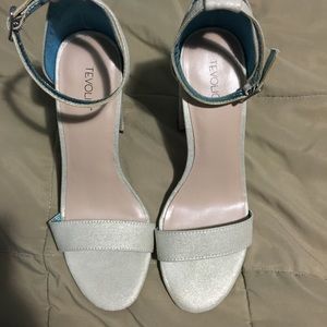 Wedding Rhinestone heels size 7